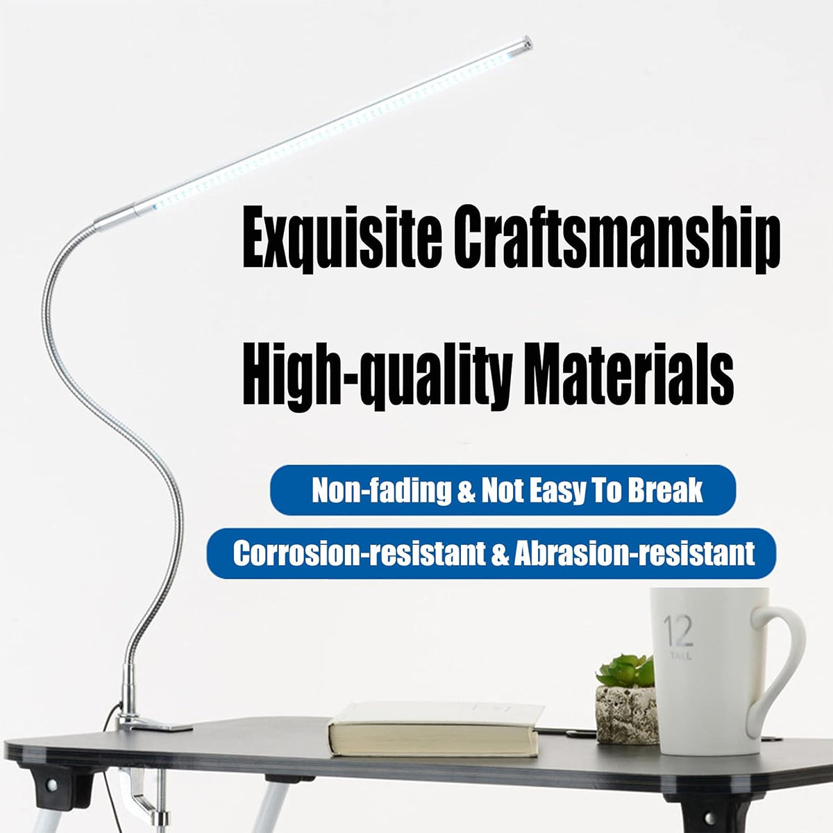 USB LED Desk Lamp with Clamp V206