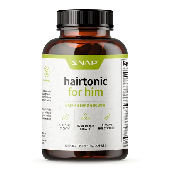 Biotin Hair Growth Supplement for Men 60 Capsules P526421