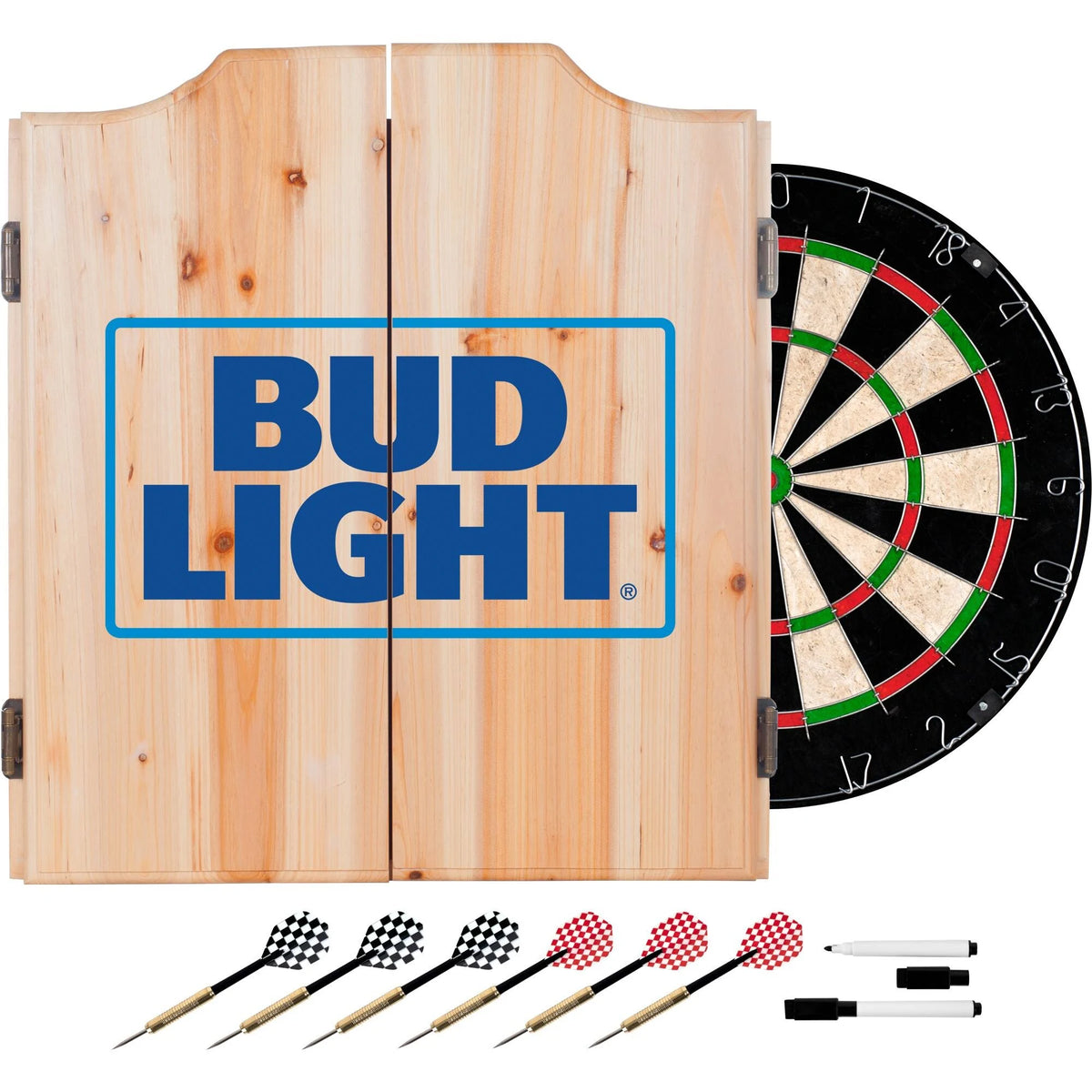 Dart Cabinet with Darts and Board Q6631