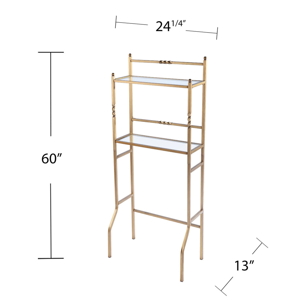 Transitional Gold Metal Spacesaver S501319