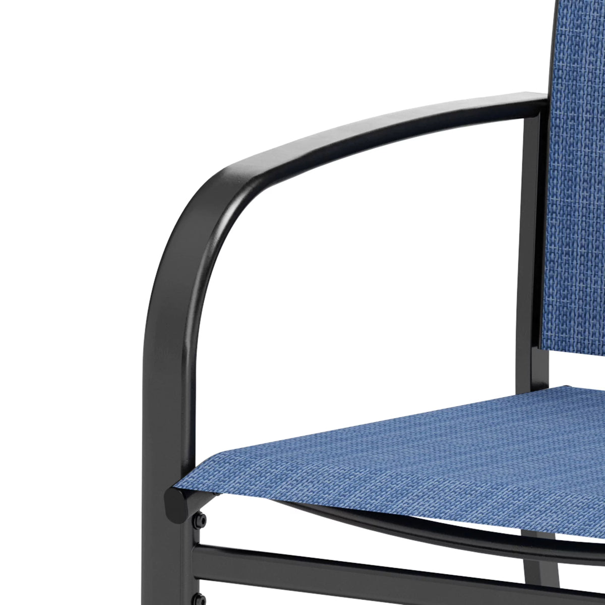 9-Piece Outdoor Patio Dining Set with Steel Table & Textilene Chairs S482902