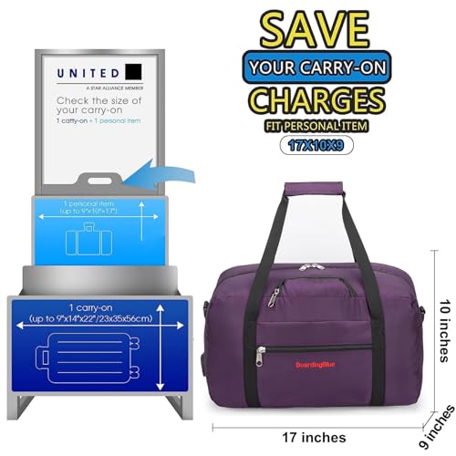 Royal Blue Under Seat Duffel Bag D6724