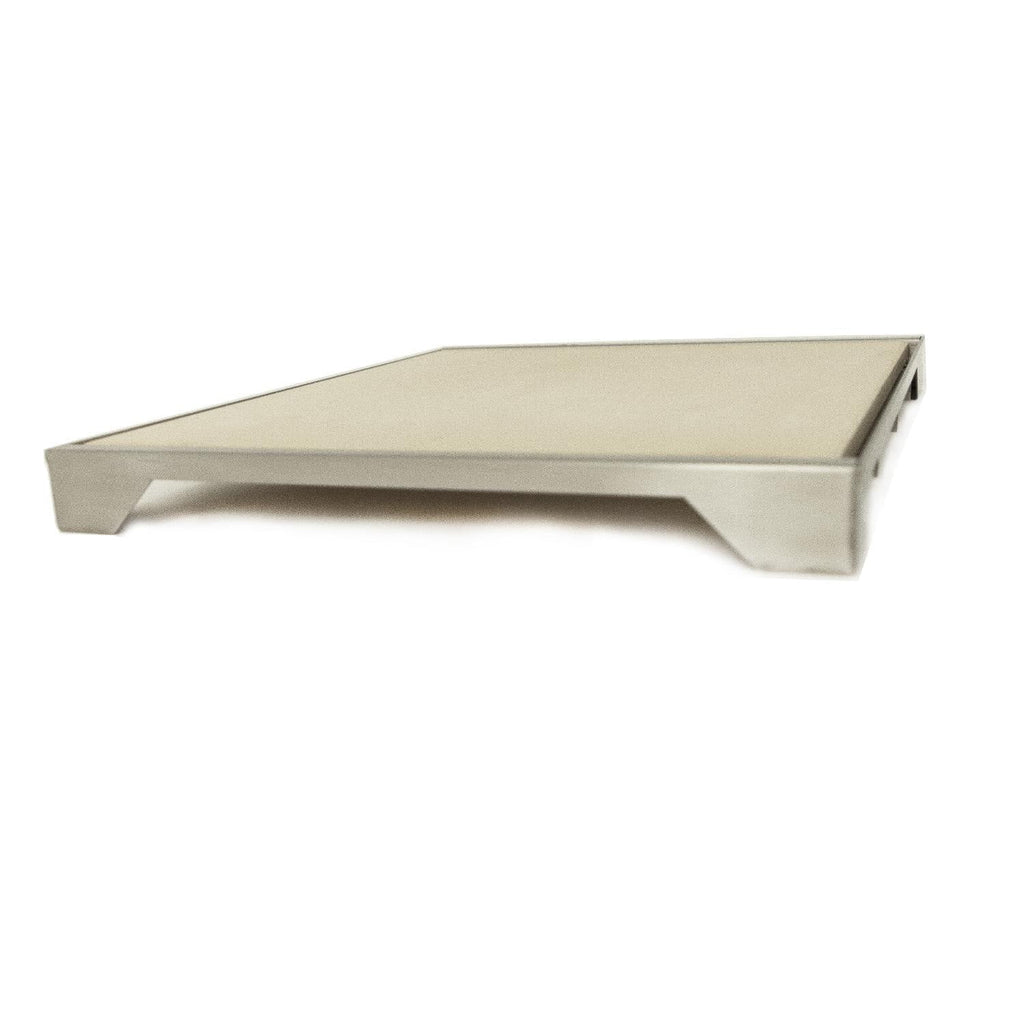 15-Inch Ceramic Pizza Stone With Stainless Steel Tray H491