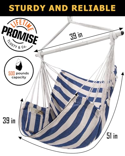 Hammock Chair Swing with Steel Bar Z532