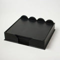 Black Leather Conference Room Set 23 Piece H4576