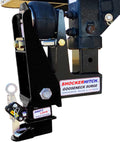 Gooseneck Air Hitch & Coupler, Square 4" Straight Pin 30K Coupler 9" Offset R13049