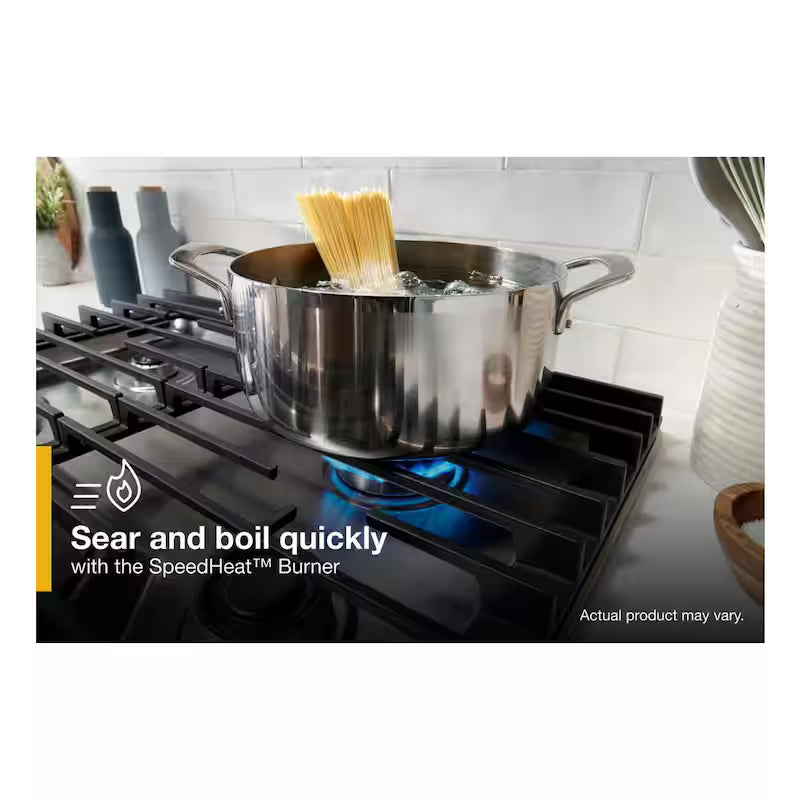 4-Burners Recessed Gas Cooktop in Stainless Steel A45170