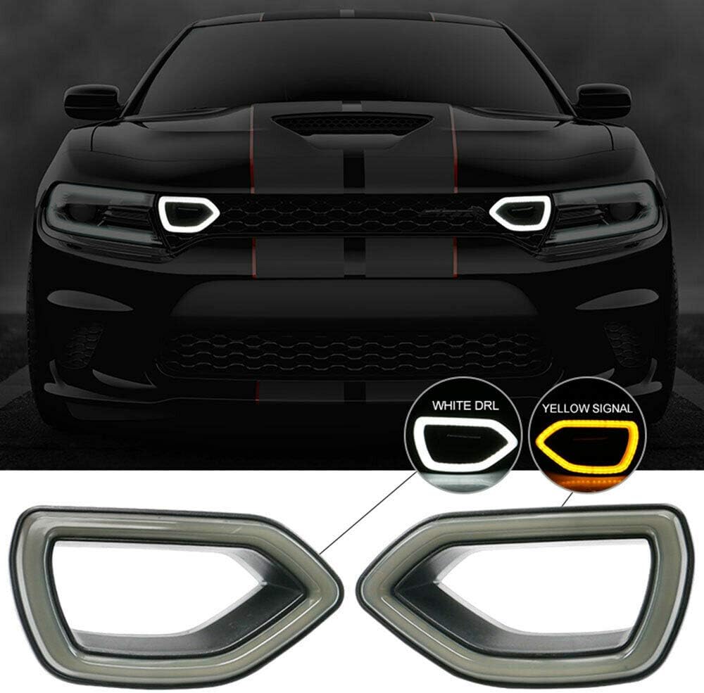 Smoked Grille Light Assembly, Front LED White & Yellow Lights, Pack of 2 K17926