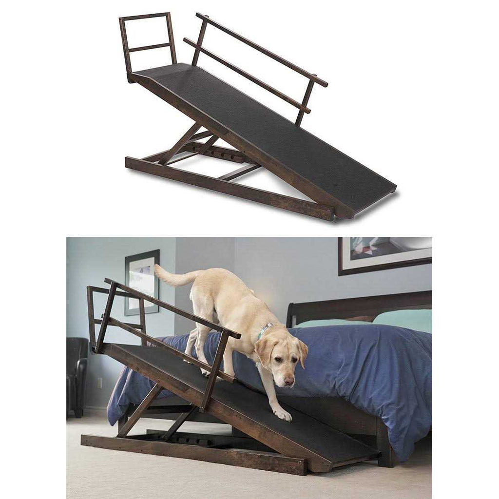 Large Adjustable Height Dog Bed Ramp Y331