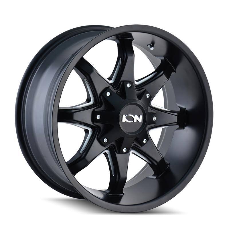 Satin Black Milled Spokes 20x9 8x165.1/170 -12mm Z637
