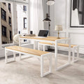 3-Piece Dining Table Set with Benches G88173