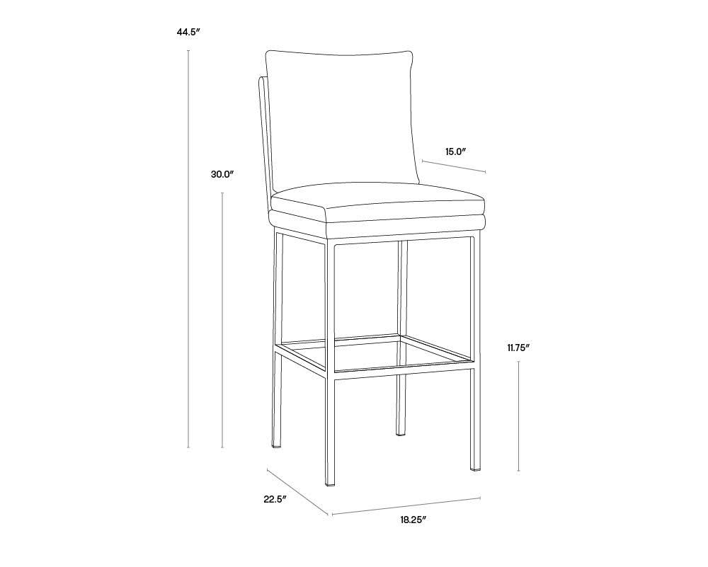 Bravo Cream Barstool D57900