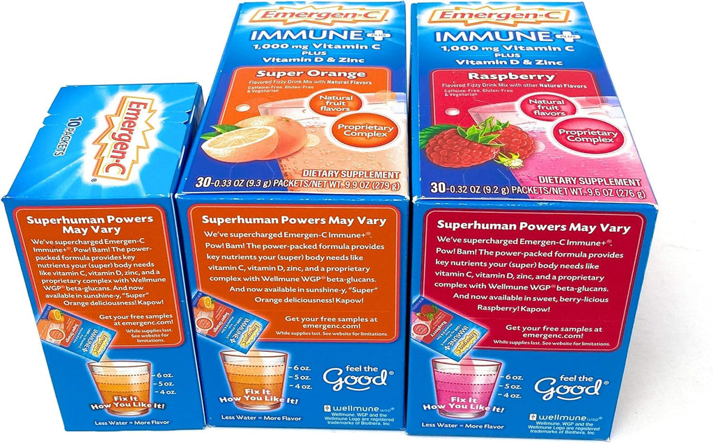 Super Orange and Raspberry Dietary Supplement Fizzy Drink Mix Powder K571