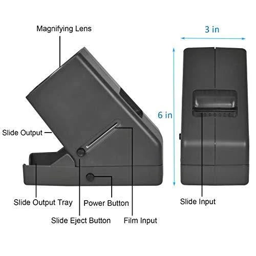 USB Powered 35mm Negative Slide Film Viewer with 3X Magnification I19821