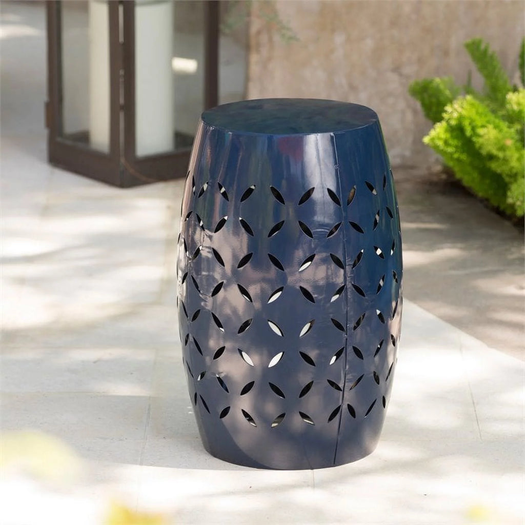 12" Iron Outdoor Side Table M69305