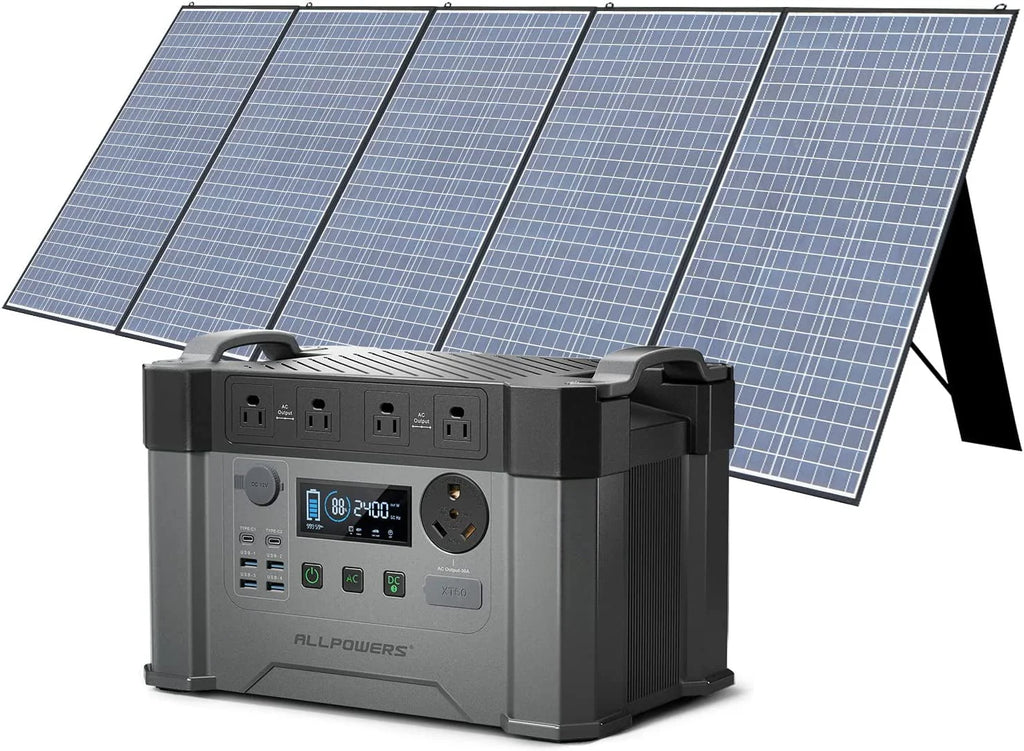 2400W 1500Wh Portable Power Station with 30A AC Outlet E4418