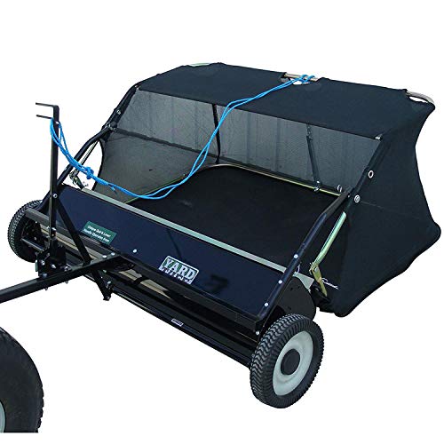 Wide Tow Style Lawn Sweeper with Hitch O437