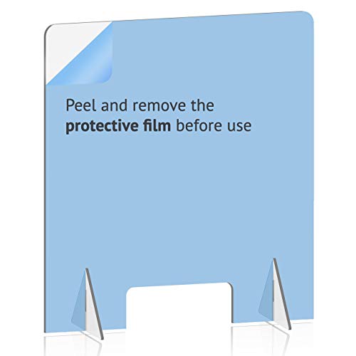 Clear Acrylic Shield (30"W x 30" H) F4190