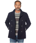 Men's Classic Double Breasted Peacoat E956138