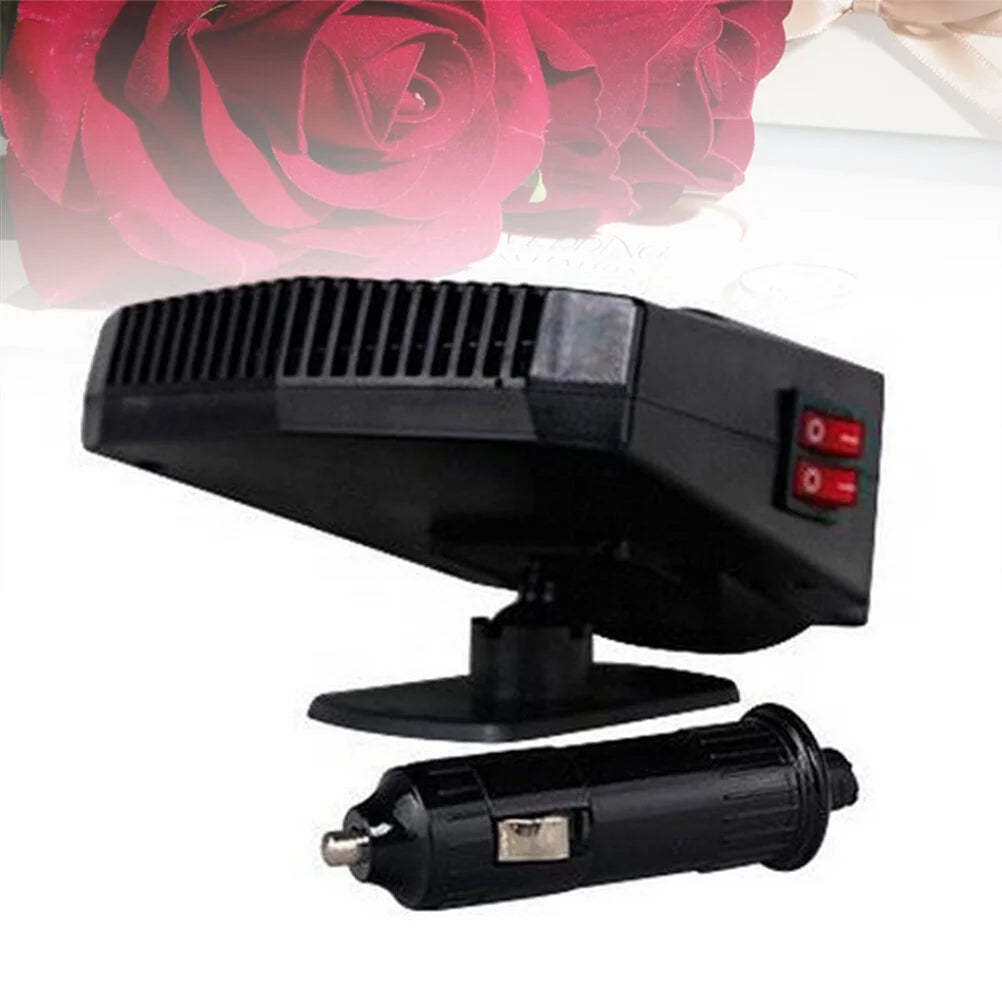 12V 200W Demister Defrosting Electric Heater Fan (Black) U667505