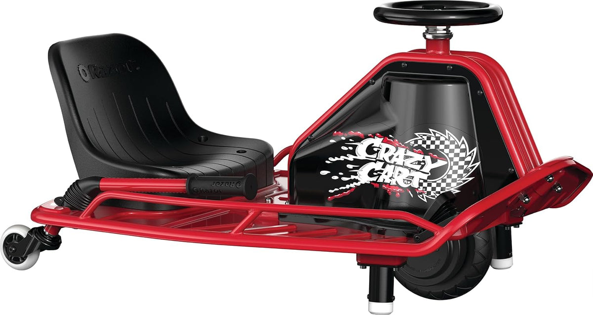 24V Electric Drifting Go Kart, Black/Red S630