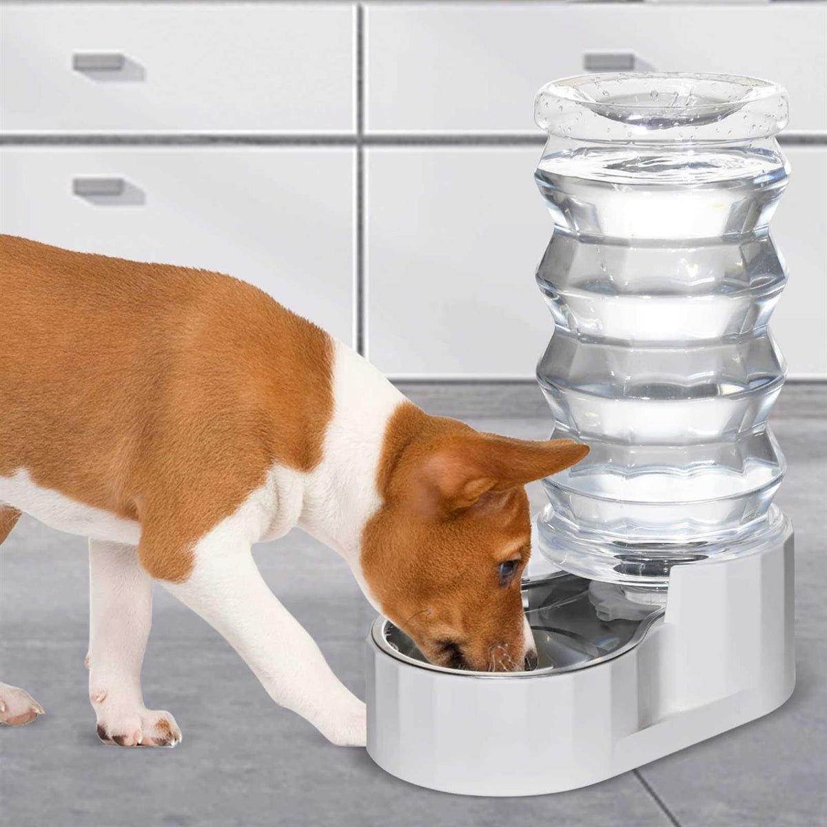 Automatic BPA-free Stainless Steel Pet Waterer E422120