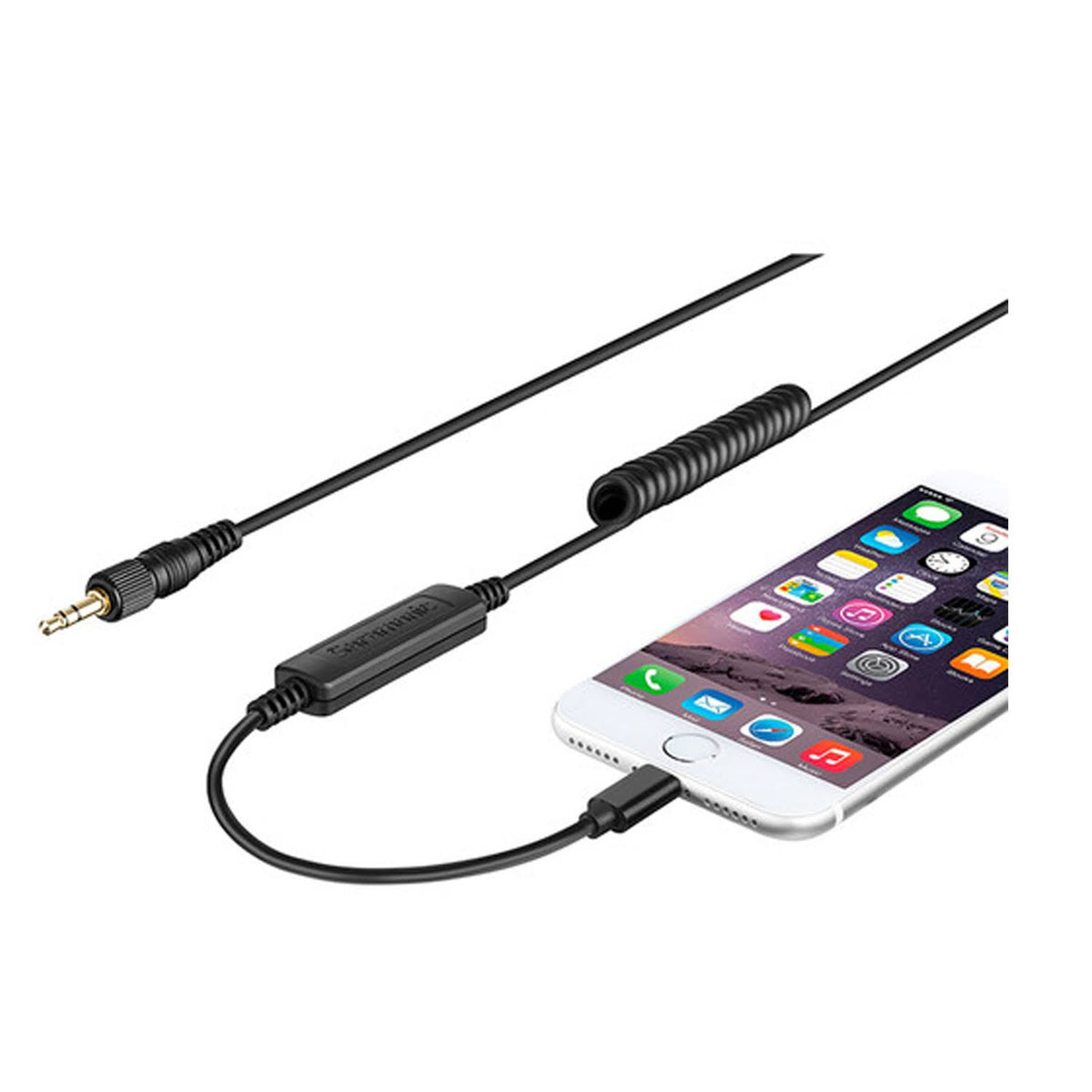 Locking 3.5mm TRS Male to Lightning Cable I12364