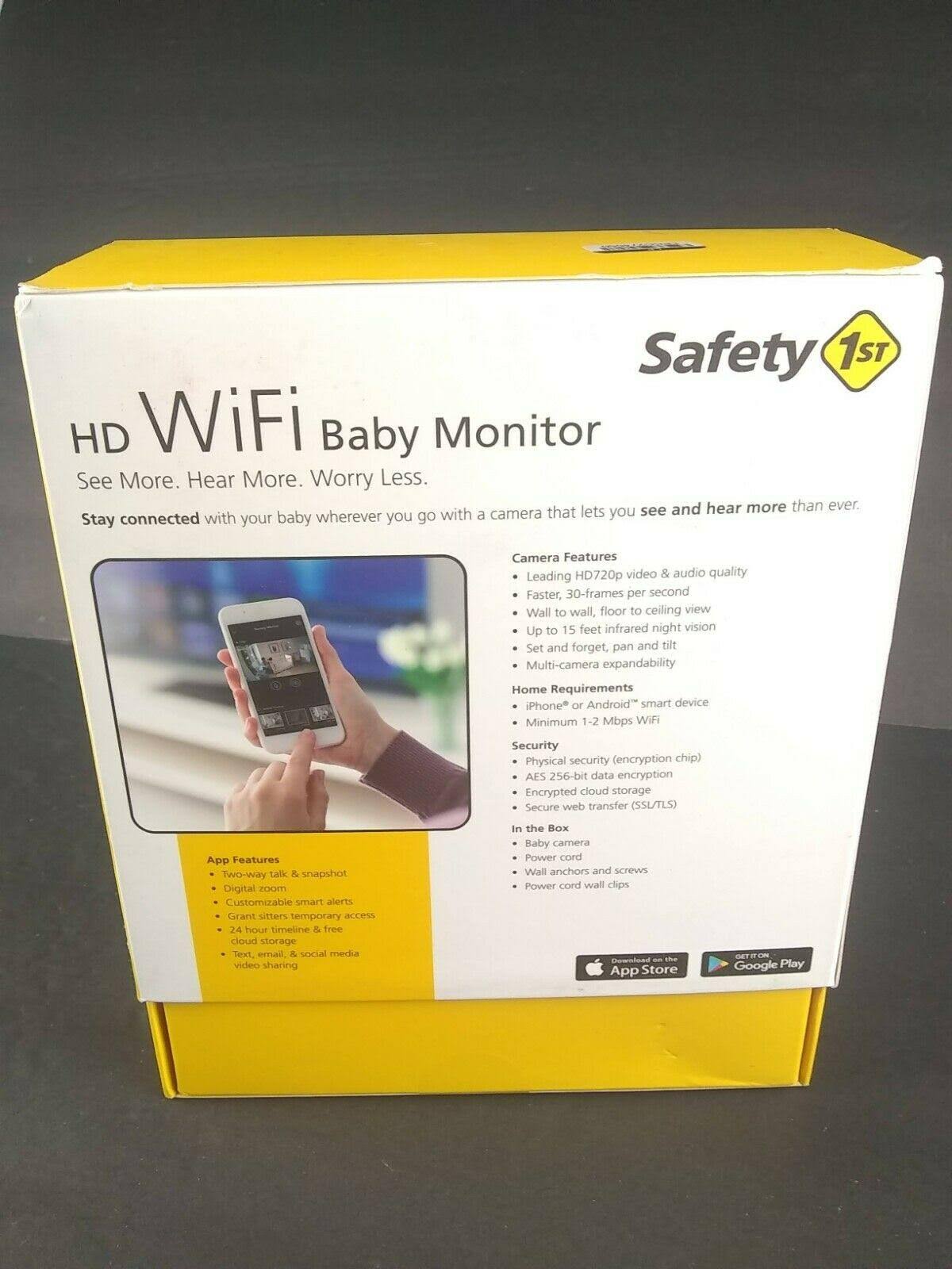 HD WiFi Baby Monitor J801095