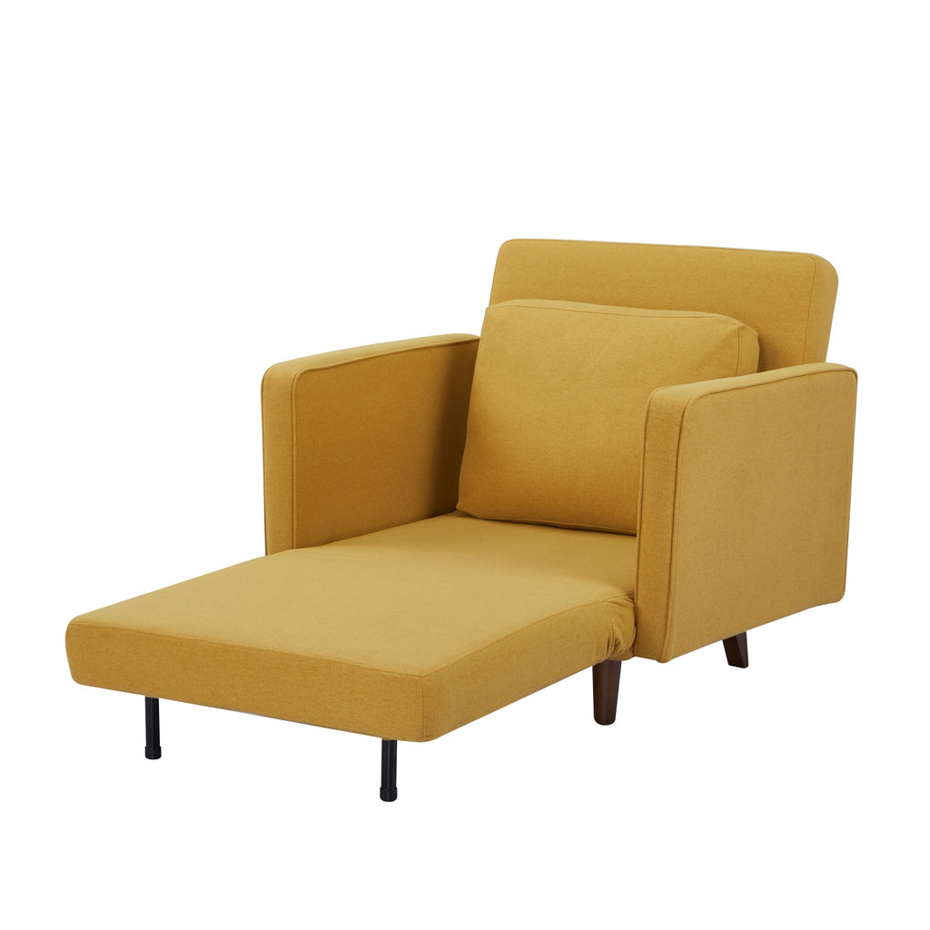 Yellow Sleeper Arm Chair Set of 2 J568501