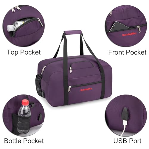Royal Blue Under Seat Duffel Bag D6724