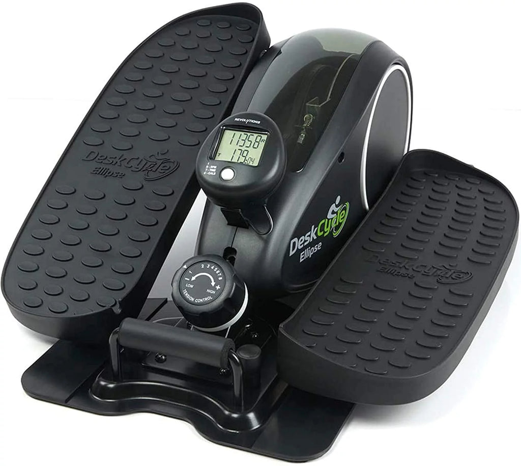 Black Compact Under Desk Elliptical Machine X82893