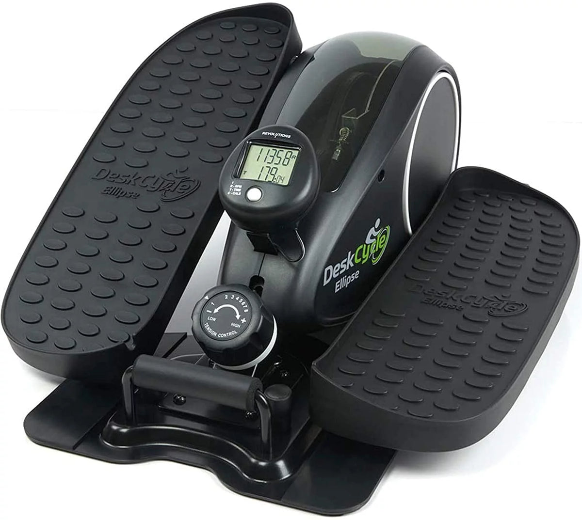 Black Compact Under Desk Elliptical Machine X82893