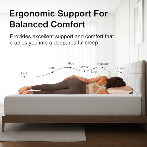 12 Inch King Size Memory Foam Mattress Q460