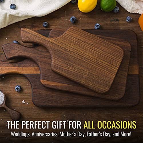 Dark Walnut Wood Cutting Board, 16 x 8 H191941