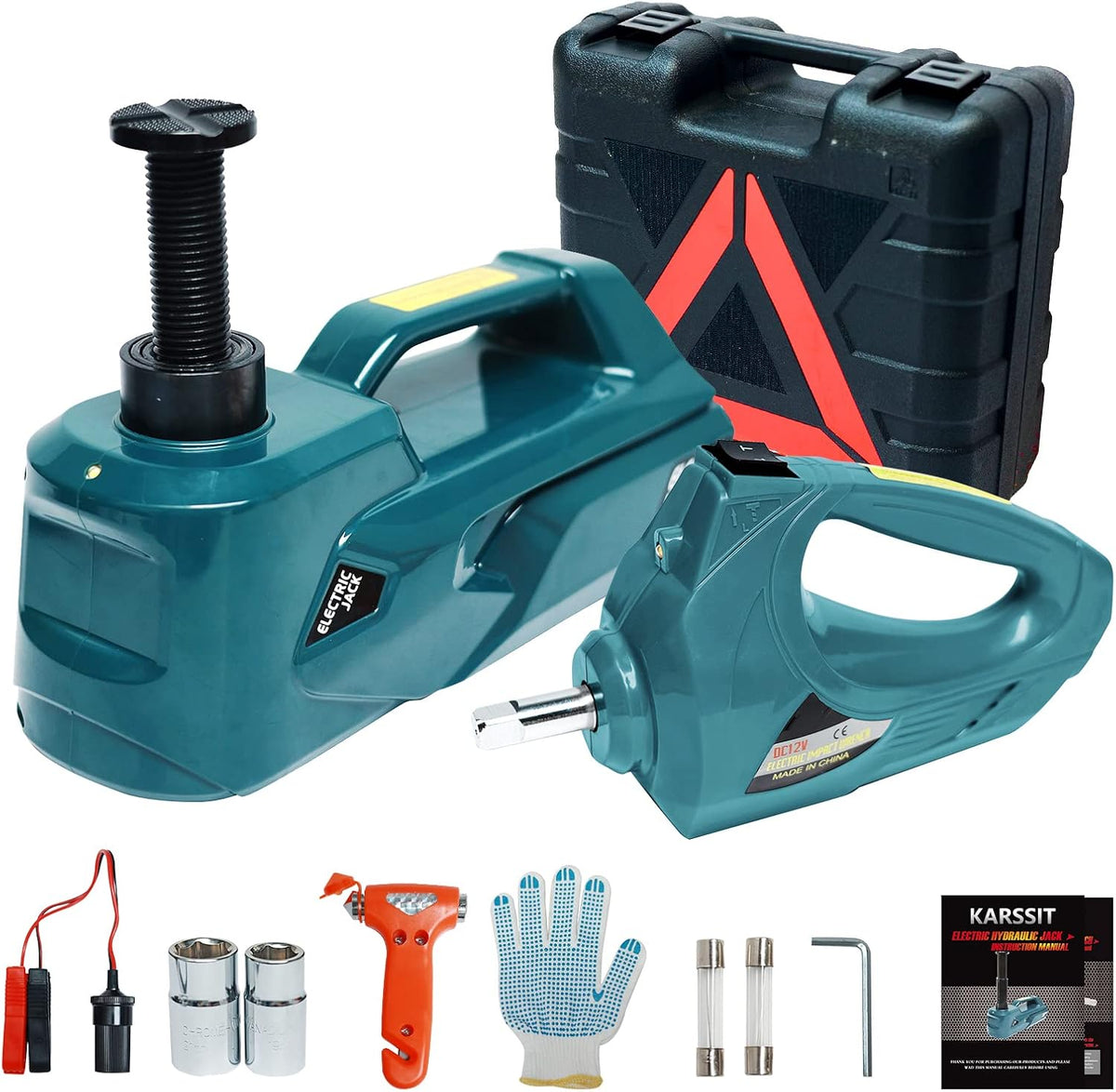 5 Ton 12V Electric Hydraulic Car Jack Kit E57784