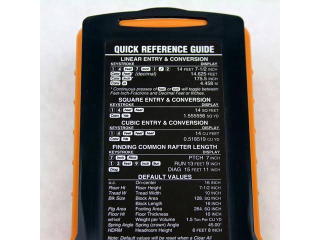 Construction Calculator C37158