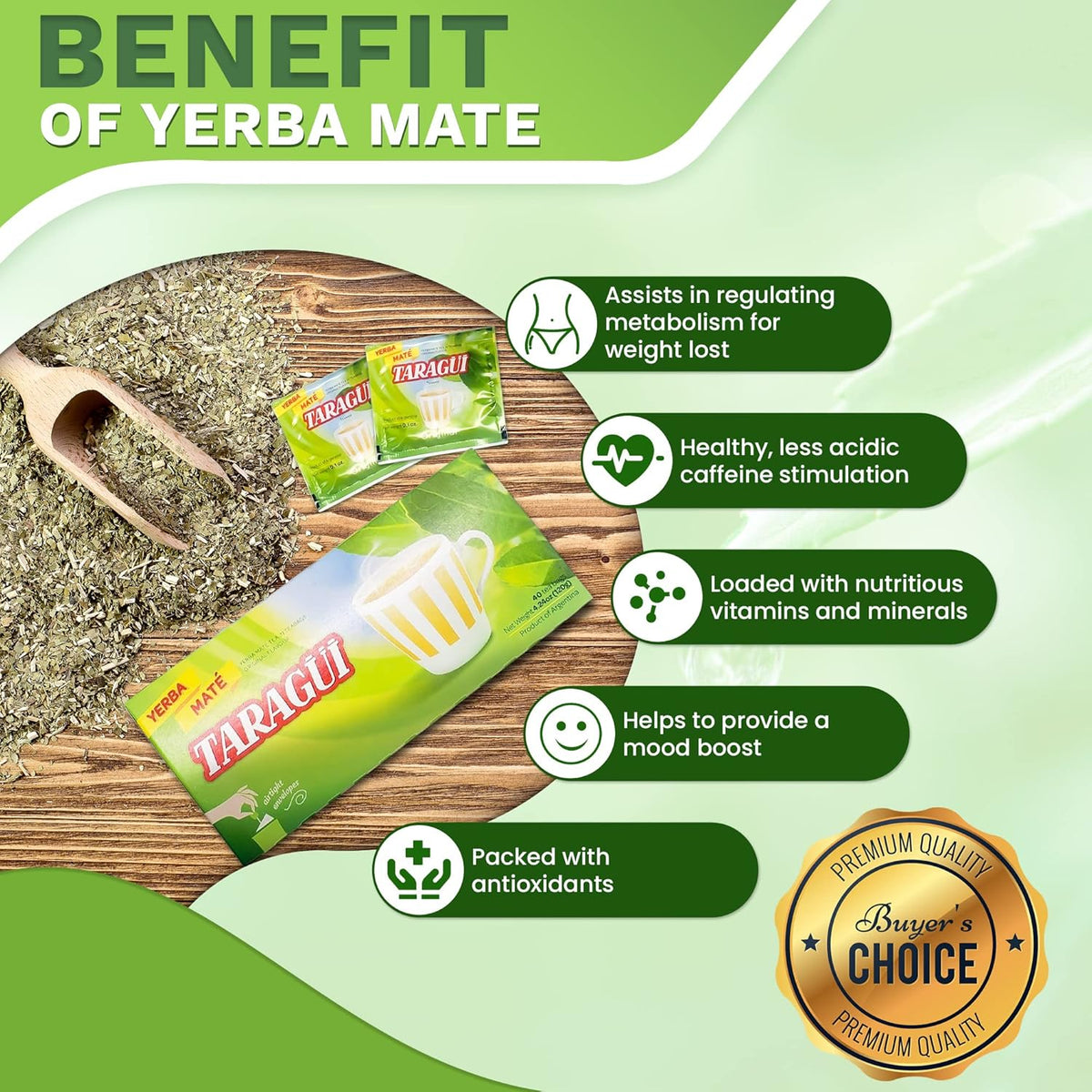 40 Tea Bags Yerba Mate O315