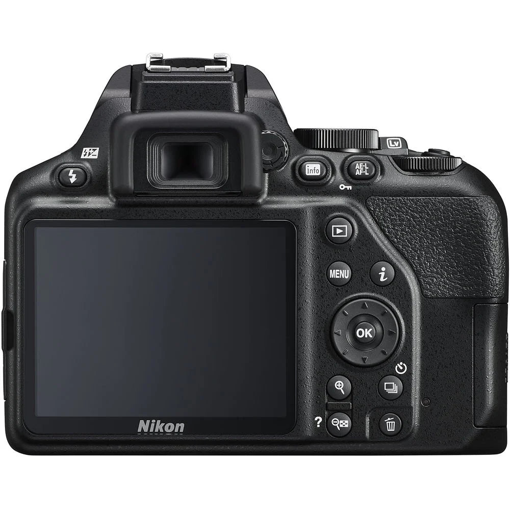 DSLR Camera with 18-55mm Lens + 64GB Card + 2 x EN-EL14a Battery + Case + Filter Kit + Telephoto Lens V22267