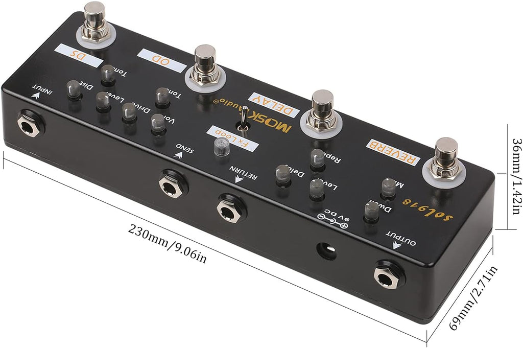 5-in-1 Multi Effect Guitar Pedal M629