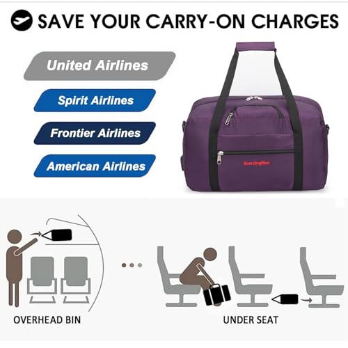 Royal Blue Under Seat Duffel Bag D6724