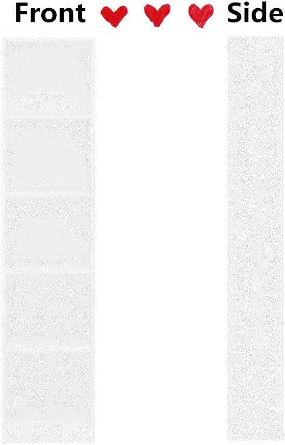 3-Tier White Chipboard Bookcase S101