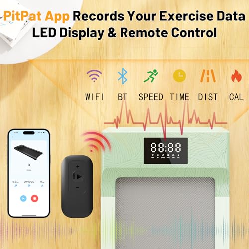 Walking Pad Treadmill with Remote Control LED Display B154399