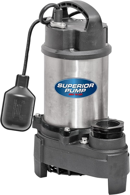 1 HP Cast Iron Sump Pump with Vertical Float Switch Q83417