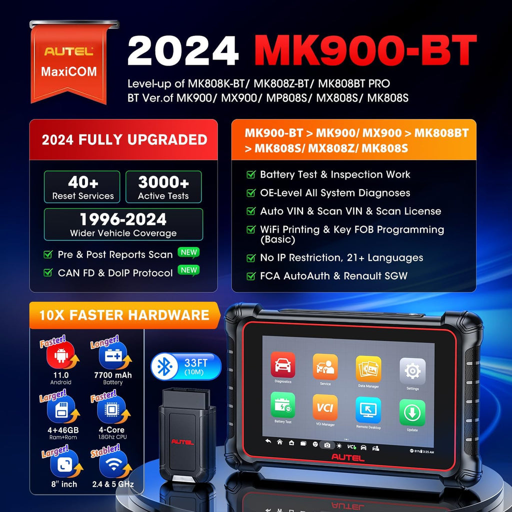 2024 OS 11 Bidirectional Scan Tool Z516