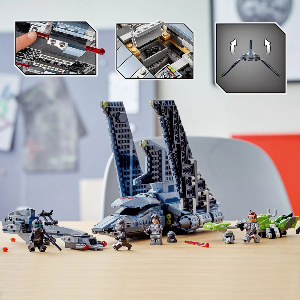 LEGO Star Wars Attack Shuttle Building Toy Set (969 Pieces) J16282