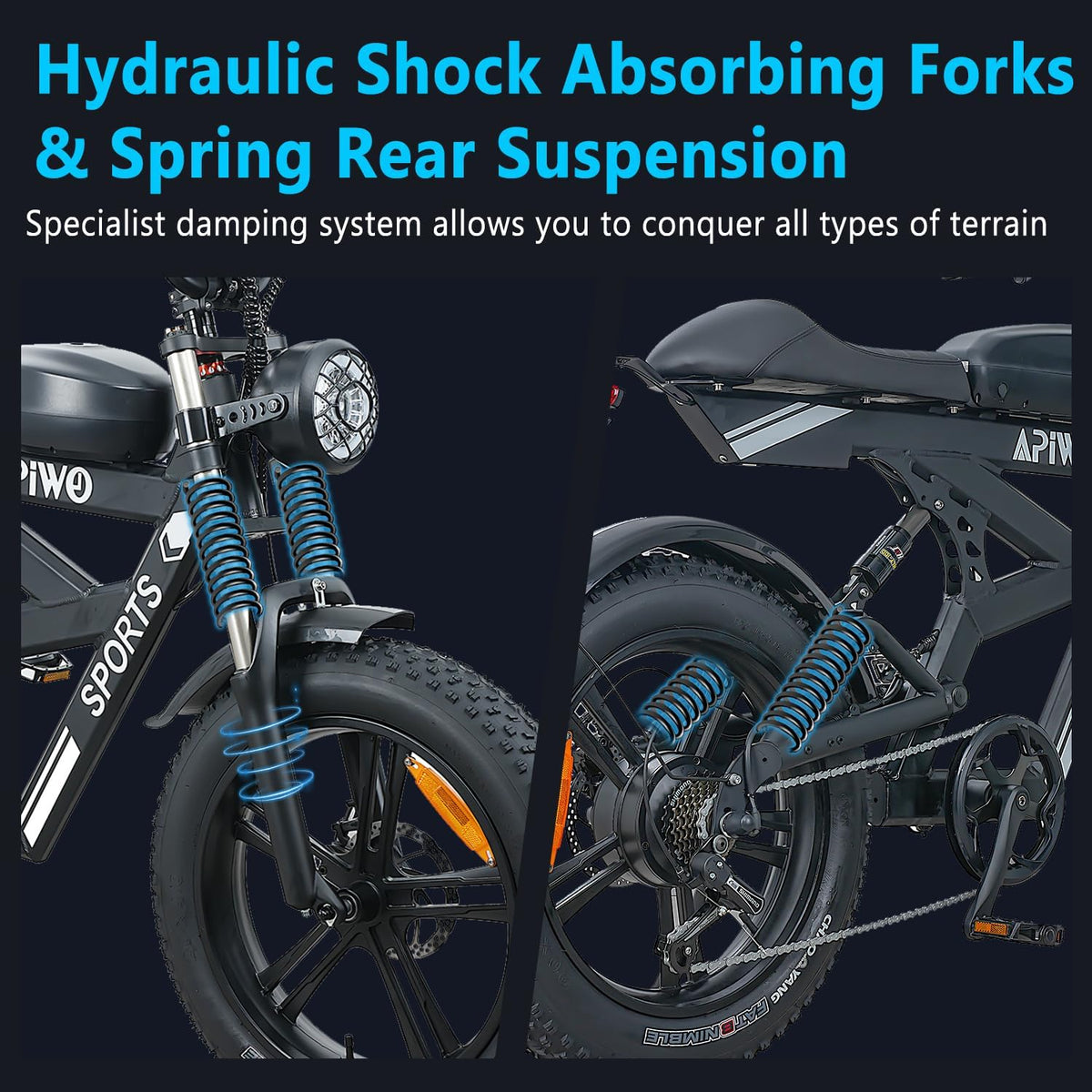 20" Fat Tire Electric Bike with 48V 20Ah Battery T6576