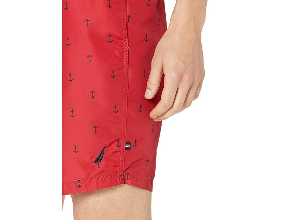Quick Dry Anchor Print Swim Trunk M635