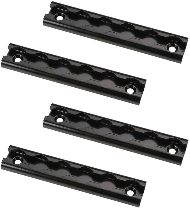 Black L Track 6 Inch Length 4 Pack O2625