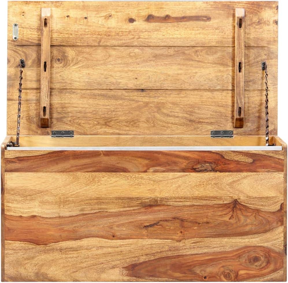 Solid Sheesham Wood Storage Chest U543