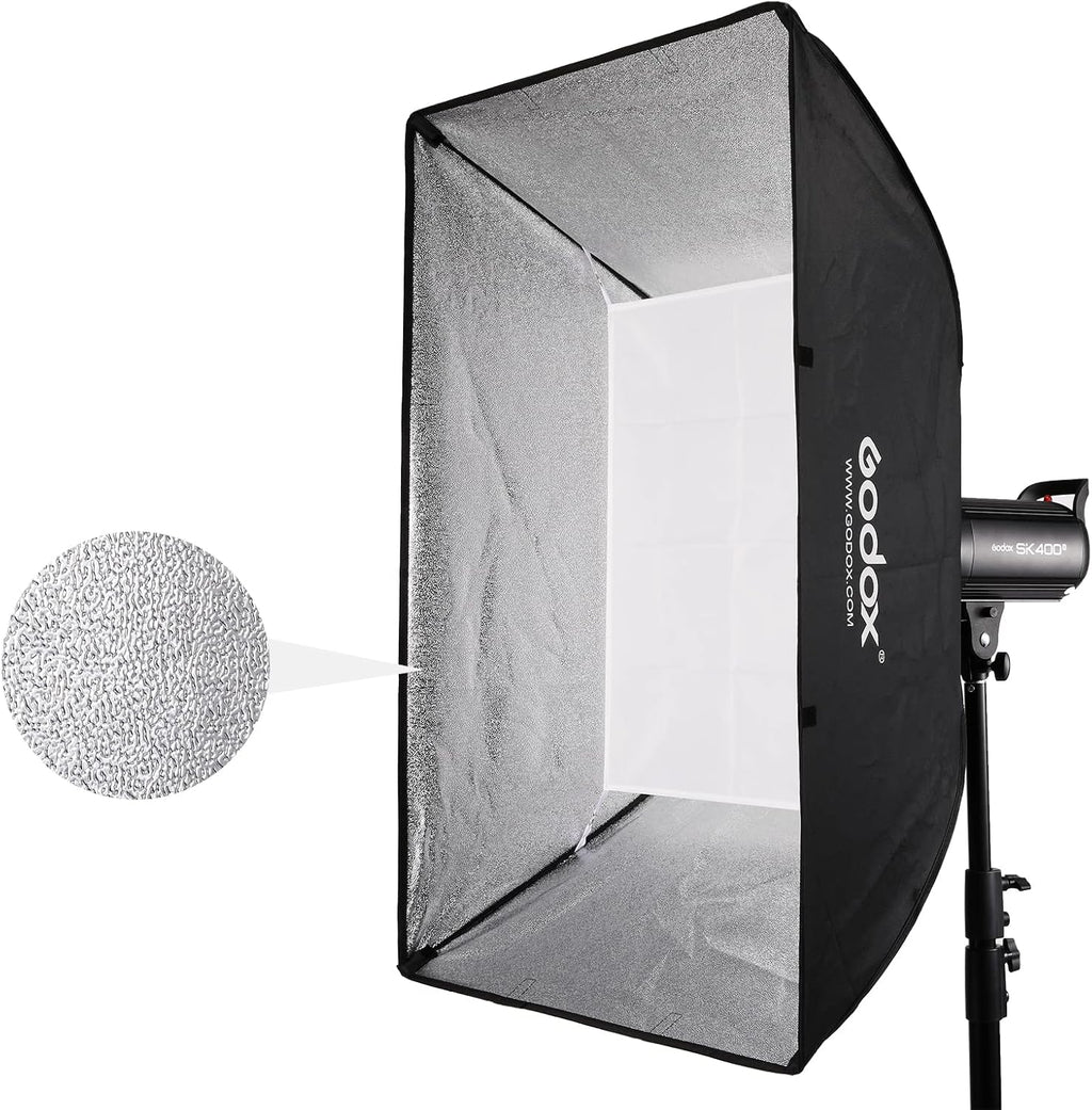 60x90cm Portable Strip Rectangle Softbox Reflector with Bowens Mount and Carry Bag V91299